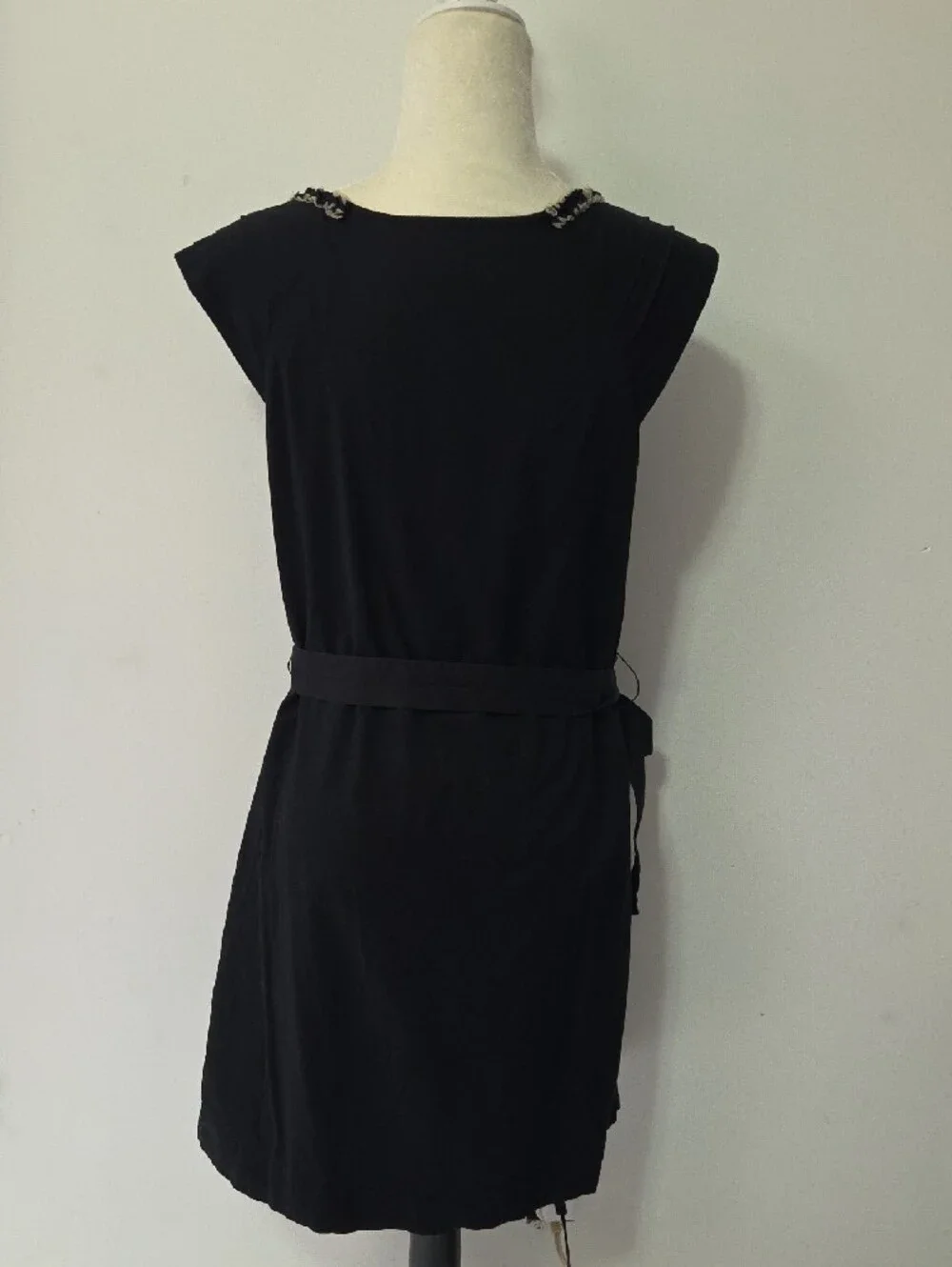 Merona Black Sleeveless Scoop-Neck Dress